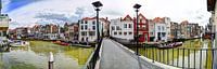 Dordrecht Wijnhaven vanaf Nieuwbrug Nederland Panorama van Hendrik-Jan Kornelis thumbnail