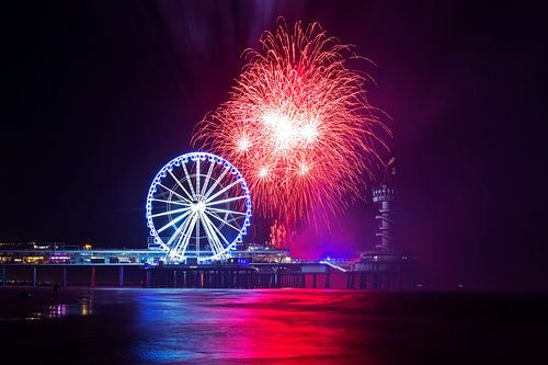 Das internationale Feuerwerksfestival von Scheveningen von Anton de Zeeuw