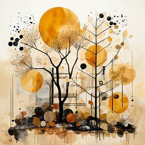 Botanische Serie: gold/gelb (5)