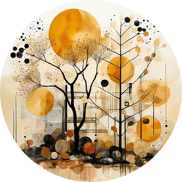 Botanische serie: goud/geel (5)