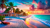 Miami Beach in Vintage van Mustafa Kurnaz thumbnail