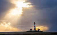 Leuchtturm Westerhever, Nordfriesland, Deutschland von Alexander Ludwig Miniaturansicht