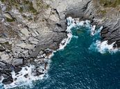 De kliffen van Cinque Terre van Droning Dutchman thumbnail