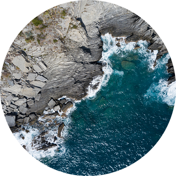 De kliffen van Cinque Terre van Droning Dutchman