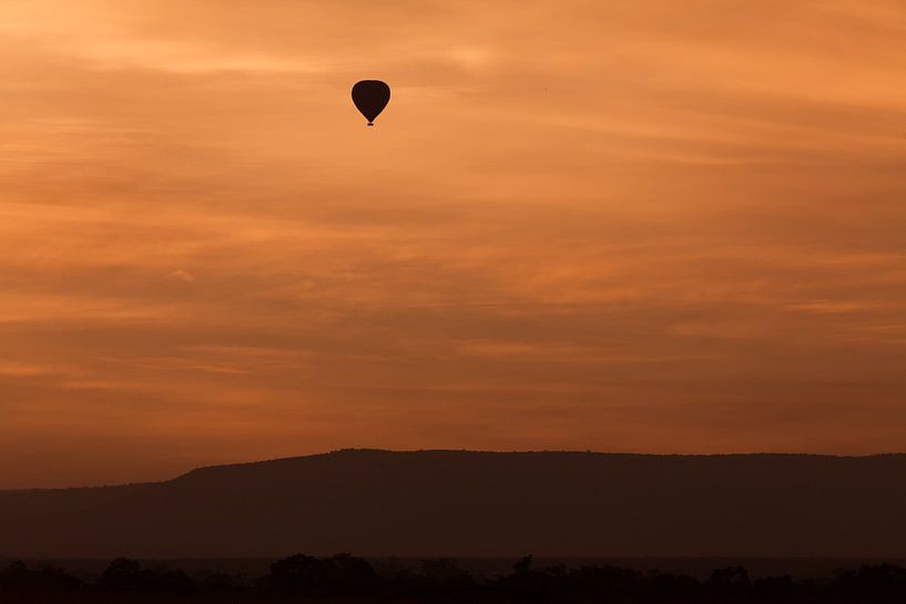 Montgolfière au lever du soleil par Angelika Stern