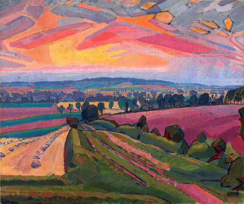 Spencer Gore, La route d'Ickniel - 1912