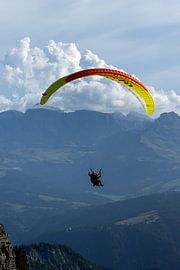 paragliding in the Dolomites by Sebastian Stef