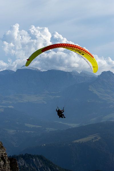 paragliden in de Dolomieten van Sebastian Stef