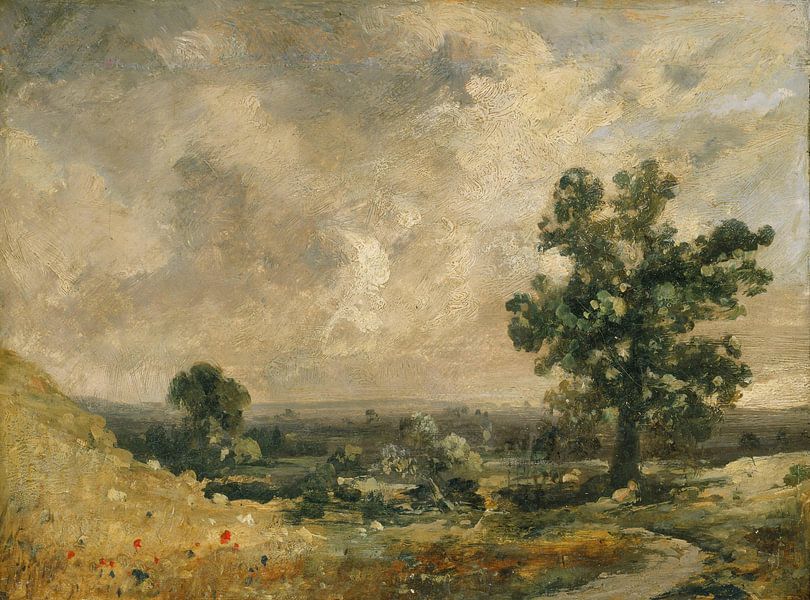 John Constable-English Landscape by finemasterpiece