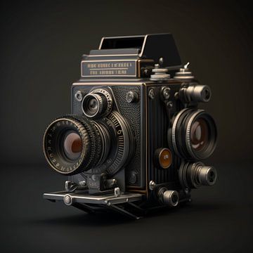 Vintage camera by Natasja Haandrikman