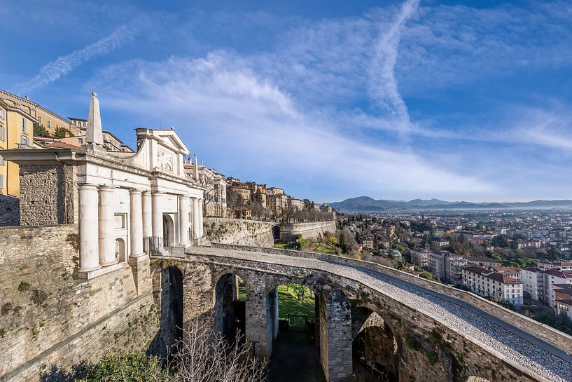 BERGAMO City Wall of Città Alta by Melanie Viola