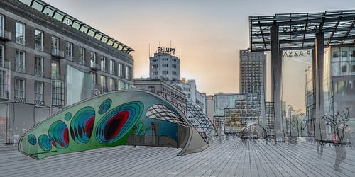 18 Septemberplein Piazza Eindhoven van Wil Crooymans