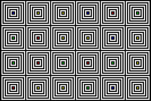 Verschachtelt | Mittig | 06x04 | N=06 | Random #01 | RGBY
