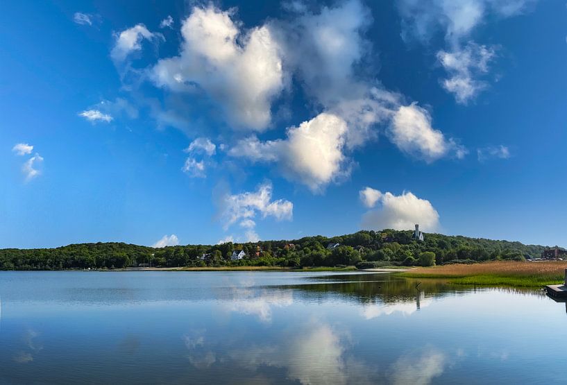 Lagune in Lietzow, Großer Jasmunder Bodden, Rügen von GH Foto & Artdesign