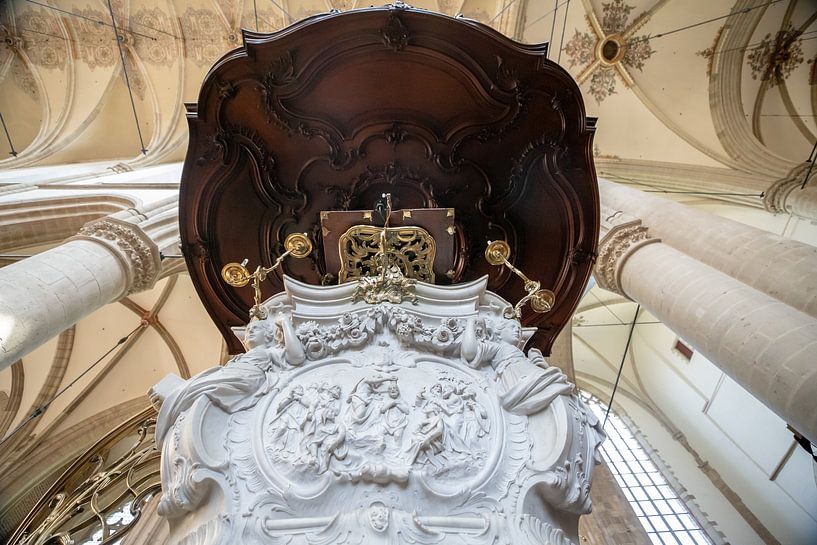 Pulpit Grote Kerk Dordrecht 2 by Ilse de Deugd