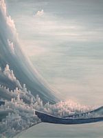 Elation - dream landscape in blue