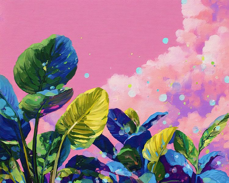 Pflanzendekoration | Leafy Dreams von Wunderbare Kunst