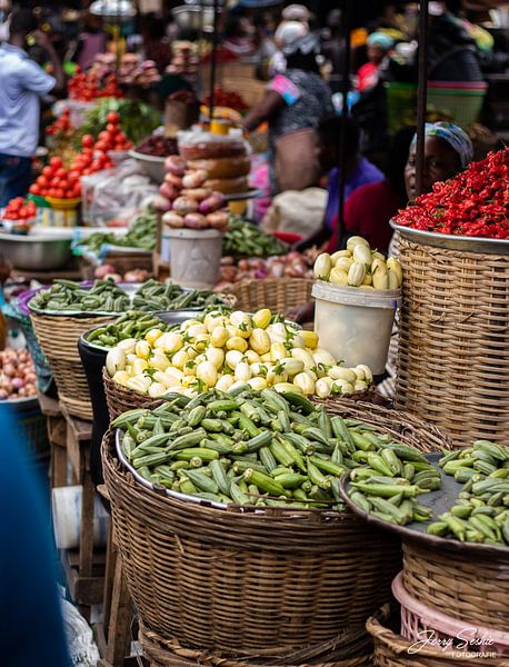 Greens at the market by JerrySeshiefotografie