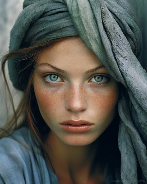 Portrait &quot;I see your soul&quot; by Carla Van Iersel