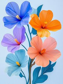 Blumenparty - Feiern Sie den Frühling! von PixelPrestige