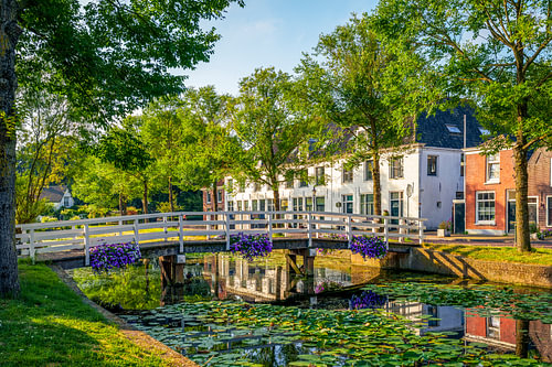 Nieuwstad/Oudegracht in Weesp mit der Kippenbrug