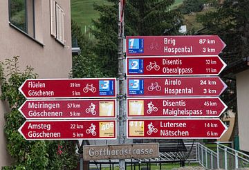 Cycling routes Andermatt by Richard Wareham