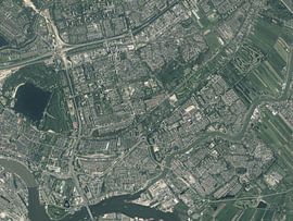 Luftbildaufnahme von Capelle aan den IJssel von Maps Are Art