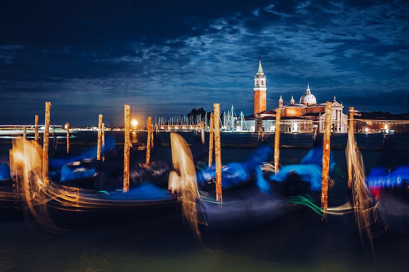 Venedig bei Nacht van Alexander Voss