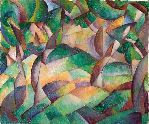 Olive Grove, Mallorca, 1914 (oil on canvas)