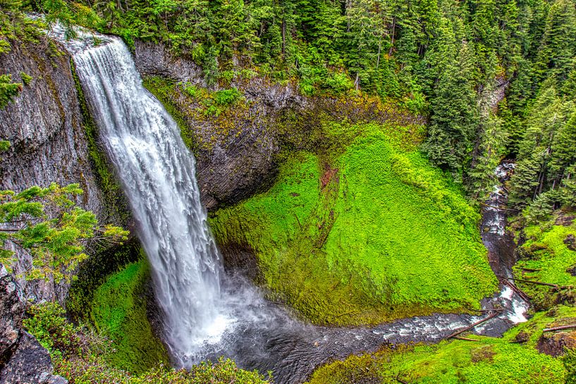 Oregon-Wasserfall von Marcel Wagenaar