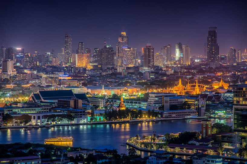 Bangkok by night van Jelle Dobma