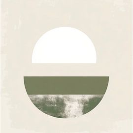 Geometrisches Landschaftsbild von Poster Art Shop
