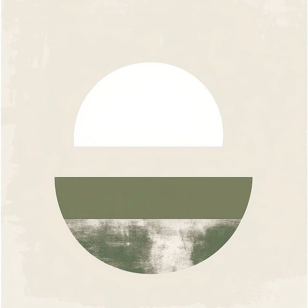 Geometrisches Landschaftsbild von Poster Art Shop
