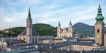 Cathédrale de Salzbourg, église franciscaine et archi abbaye / couvent St. sur t.ART