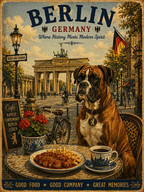 Deutscher Boxer in Berlin von Erika Kaisersot