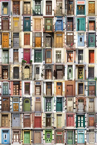 De deuren in de Harz, collage