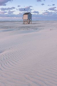 Maison noyée Terschelling des dunes de sable