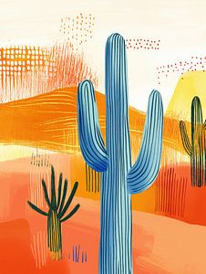 Cactus abstrait