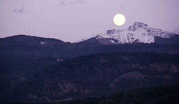 Moonrise at Corno Bianco by Gisela Scheffbuch
