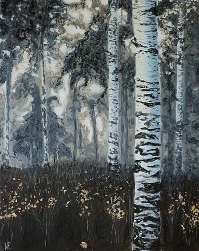 Misty Woodlands by Karin Frenay