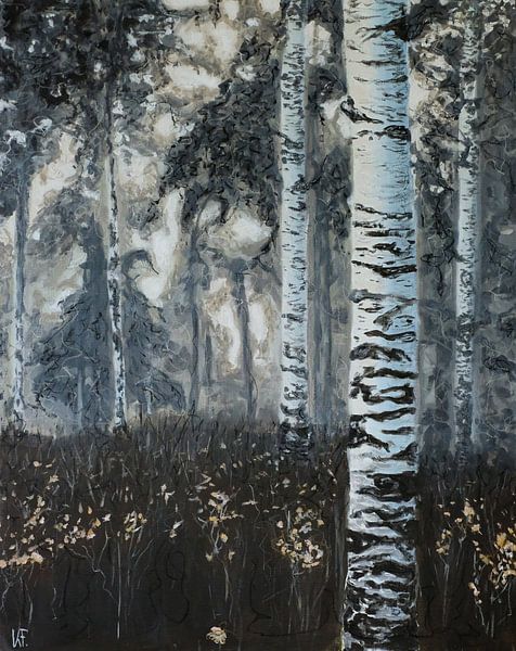 Bois brumeux par Karin Frenay