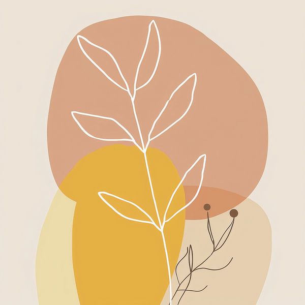 Abstract plants by Poster Art Shop