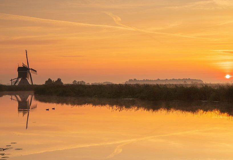 Die Hosenmühle am frühen Morgen nach Sonnenaufgang von Rob Saly