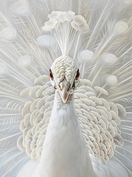 Witte pauw van haroulita
