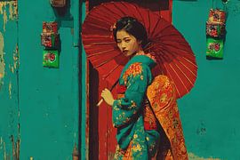 malerisch Japan Geisha von Egon Zitter