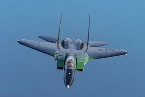 Saudische Boeing F-15 Eagle über Griechenland.