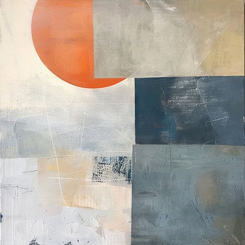Modern abstract schilderij
