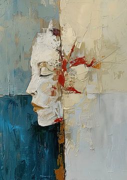 Zie Vrouw | Serene Vrouw met Kleuren van Kunst Kriebels