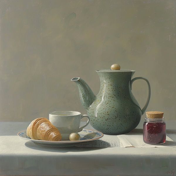 Scène de petit-déjeuner serein par Caprices d'Art