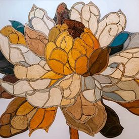 Fleurs superposées sur Thea